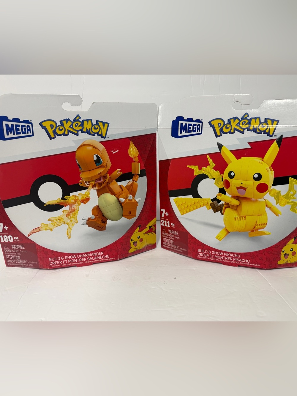 Pokémon Build & Show Pikachu and Charmander
